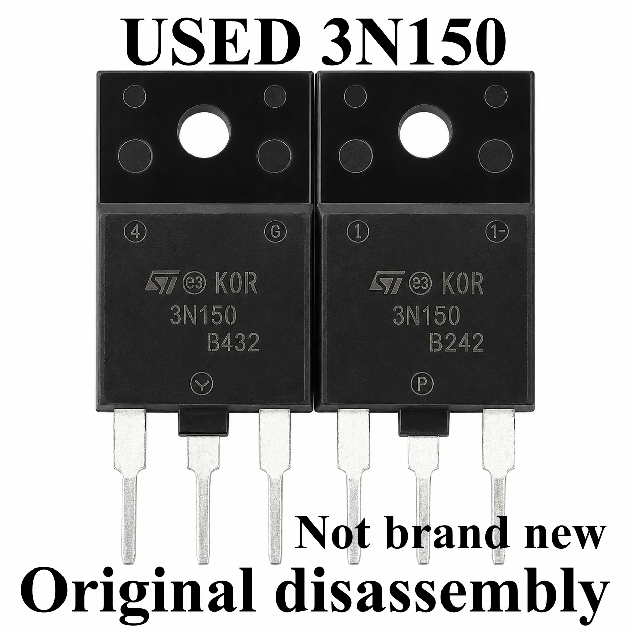 

5-10pcs 100% Original disassembly STFW3N150 3N150 03N150 STW3N150 3A1500V