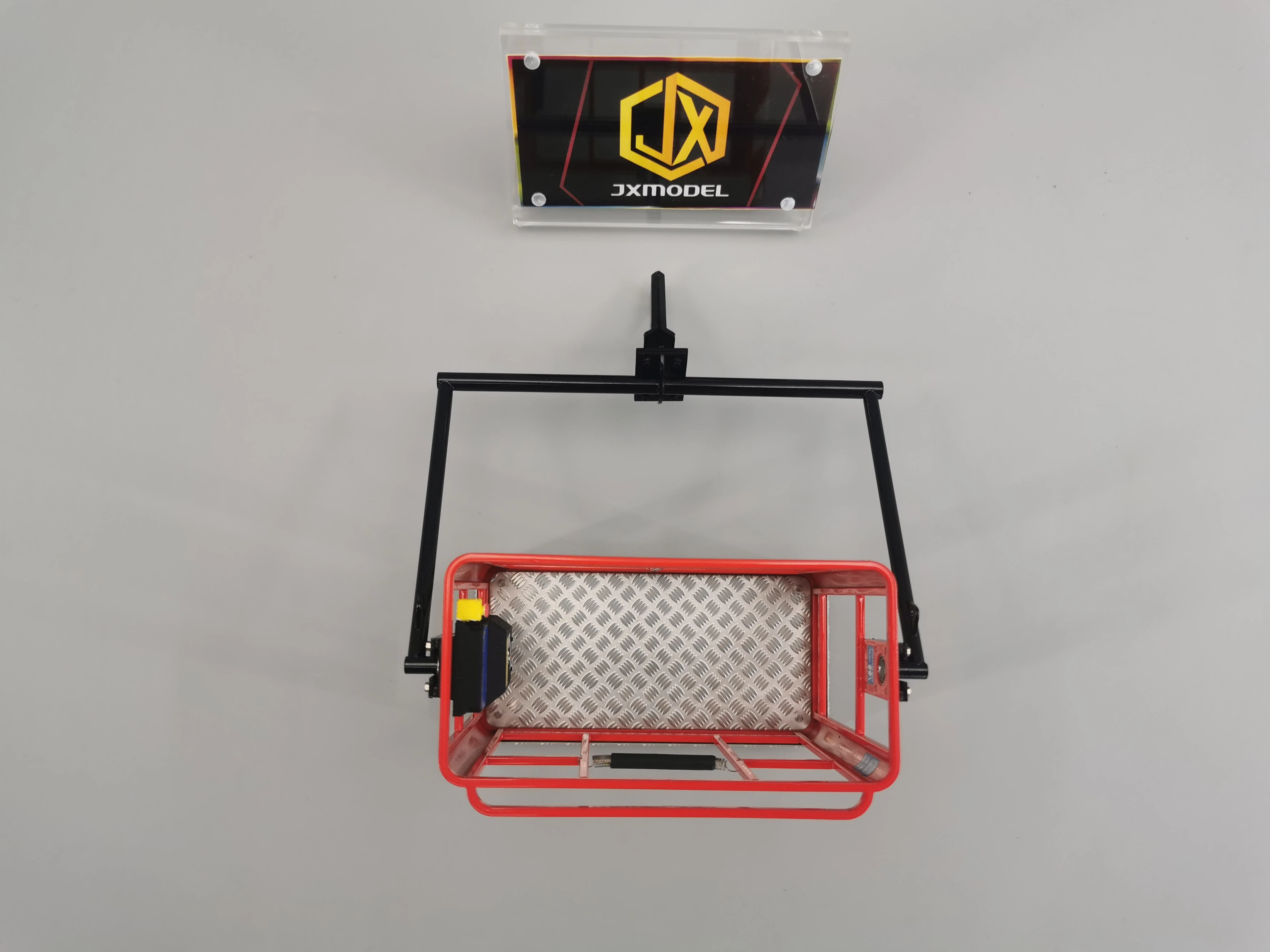 JXmodel für 1/14 LKW-montierten Kran Arbeitskäfig F1650 Erweiterter Anbaukran FASSI RC Zubehör – Detail 4