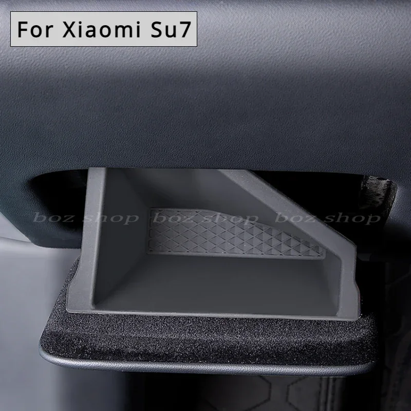 For Xiaomi Su7 Car Storage Box Main Driver License Under Storage Box Interior Clutter Organizer Modified Decoration Accessories