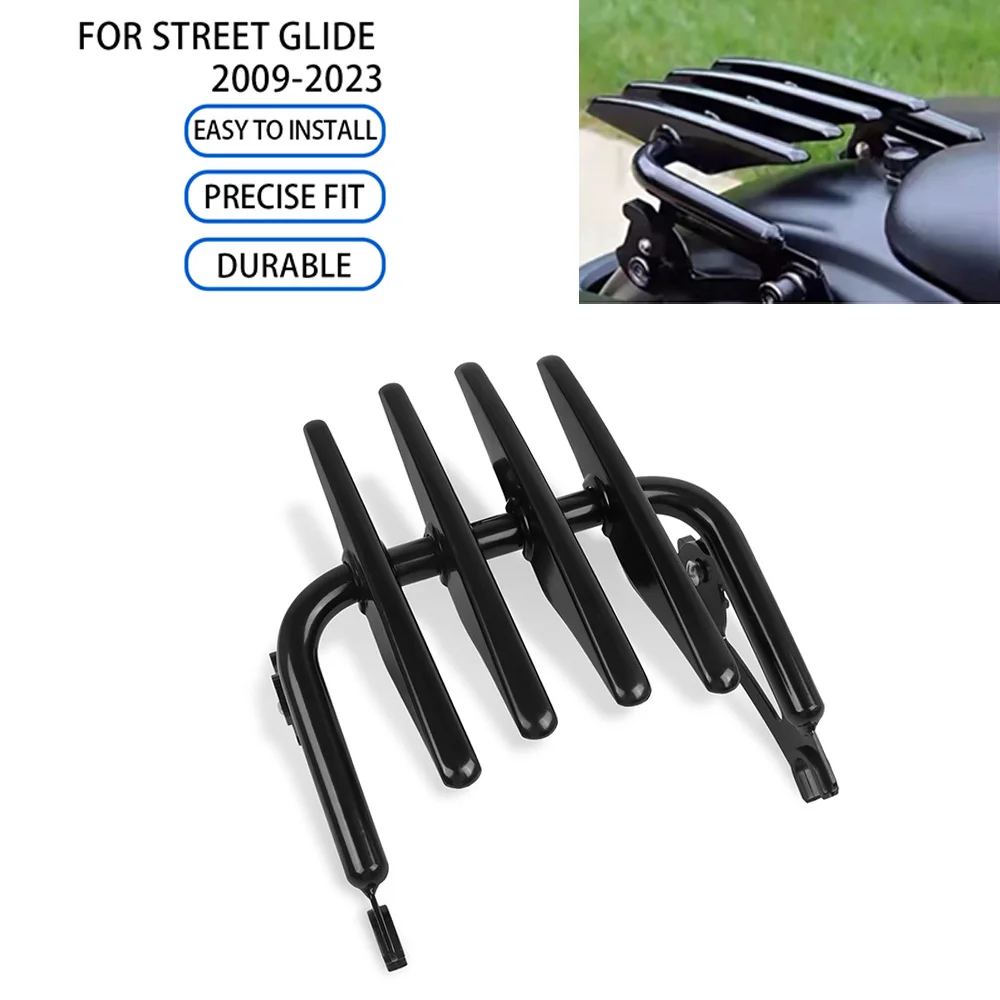 

Detachable Stealth Mounting Luggage Rack For Harley Touring Road King Road Glide Street Glide FLHX FLHR FLTR 2009-2023