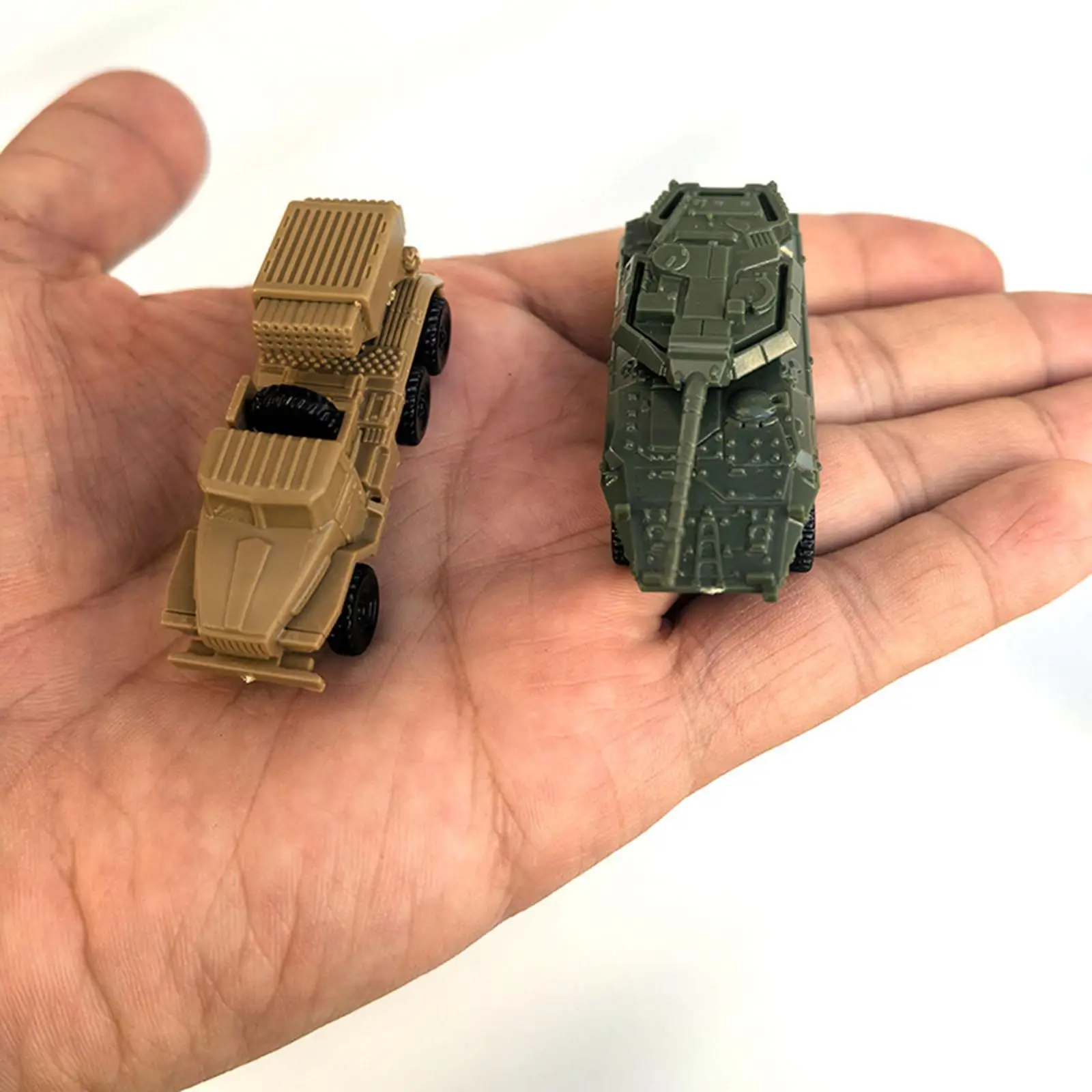 

Assemble 4D Tank Model Kits DIY Puzzle Toy Miniature Tank Truck Plastic Brain Teaser for Boys Room Shelf Office