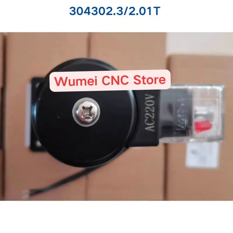 Brand New Original 304302.3/2.01T solenoid valve three-way common inlet end 220V