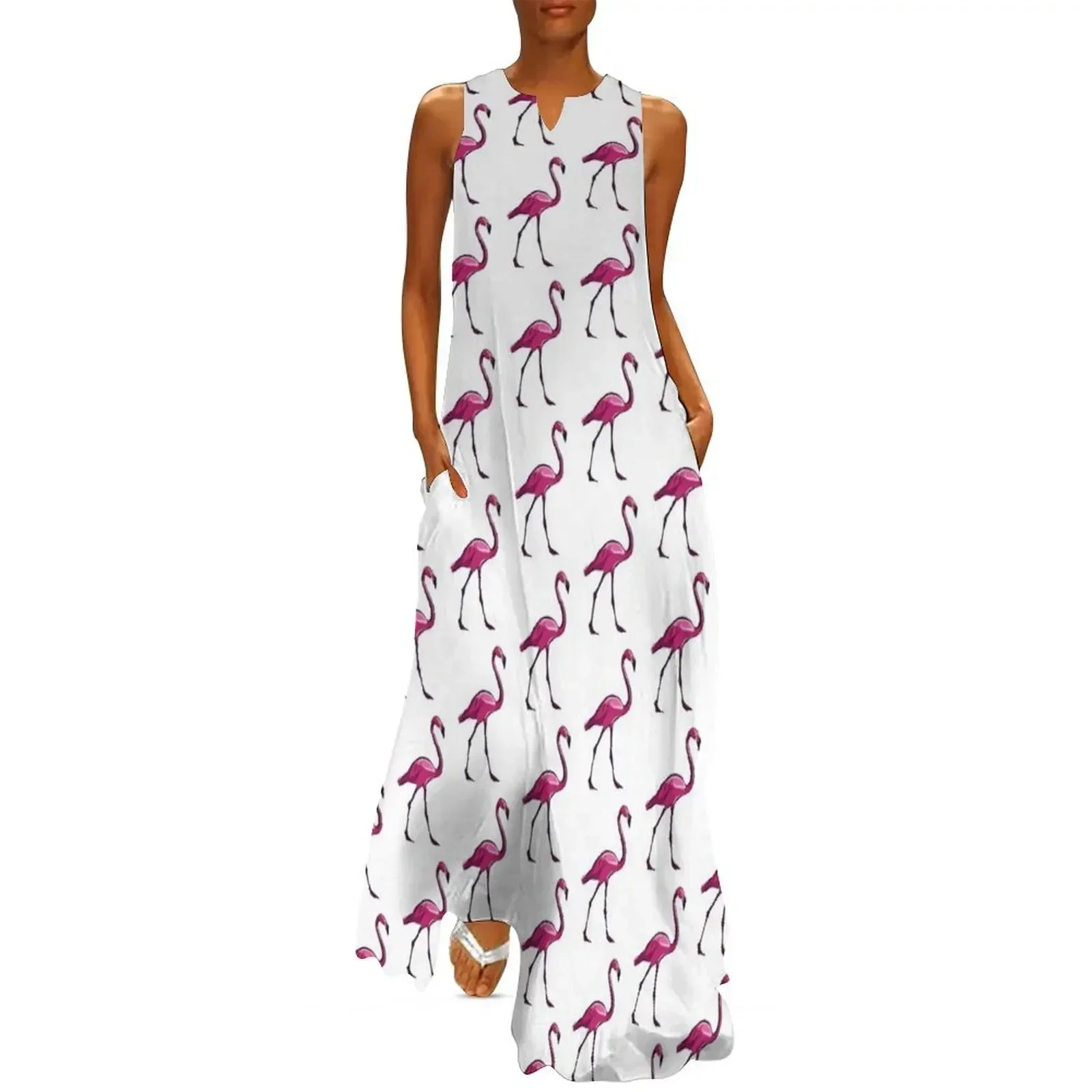 

PINK FLAMINGO Long Dress evening dresses ladies Bridesmaid dress woman elegant dress