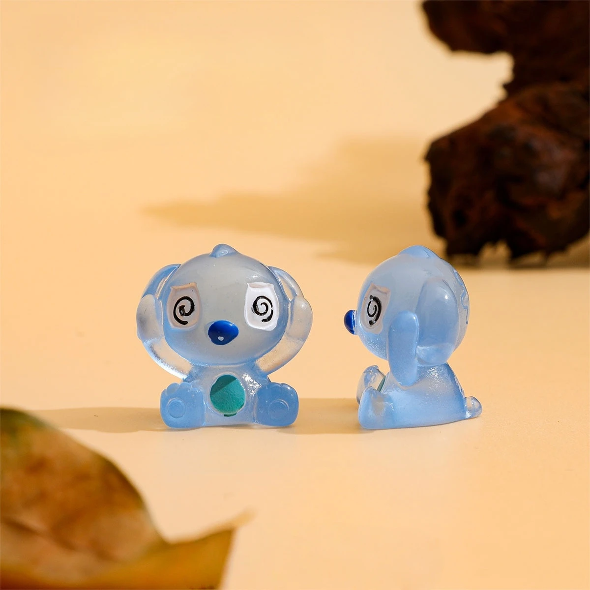 5 Pièces Lilo & Stitch Mignons Dessins Animés Lumineux en 3D DIY Bijoux Accessoires en Résine Lisse Ornements Décoratifs Cadeau