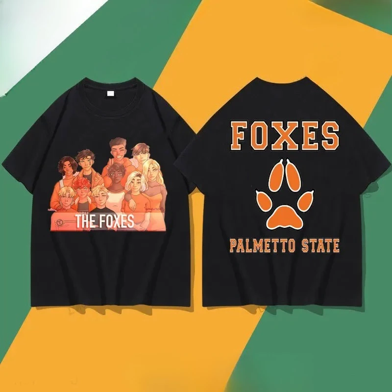 The Foxhole Court Palmetto State Graphic T-shirt High-Quality Short Sleeve Comfortable Streetwear Harajuku Y2k Men's Clothing