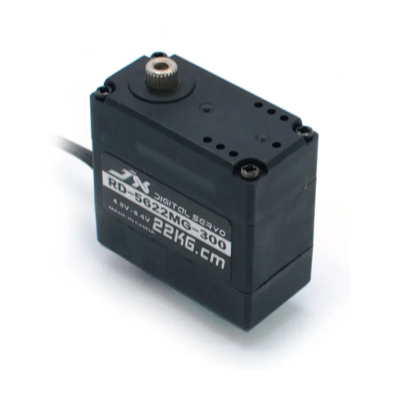 JX RD-5622MG 22 كجم 180/300 درجة الدقة ميتال جير عزم دوران كبير روبوت سيرفو محور مزدوج توجيه والعتاد #4
