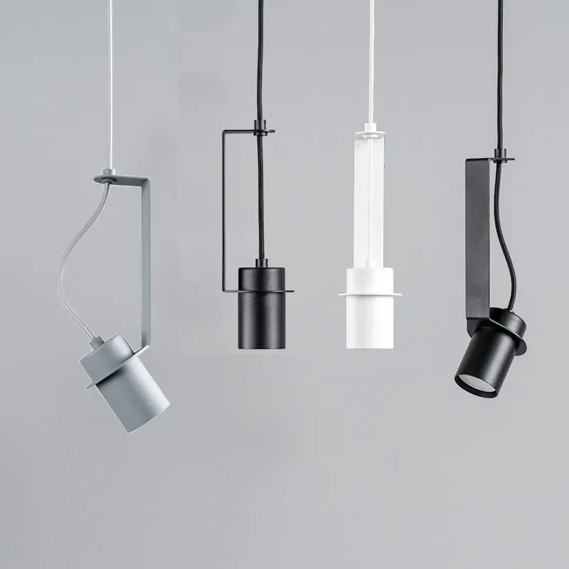 Small Modern Minimalist Nordic Chandelier for Living Room Dining Room Bar Bedroom Bedside Clothing Store Gray Black Lamp