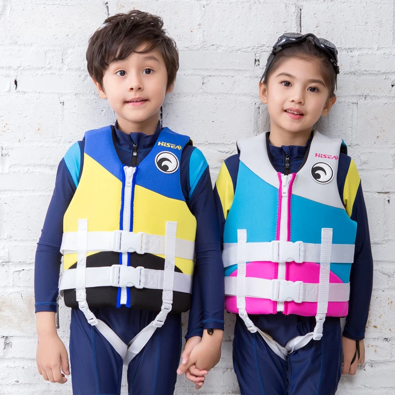 

Children's Professional Swimming Vest Large Buoyancy Life Jacket EPE Buoyancy Boys and Girls Snorkeling Suit