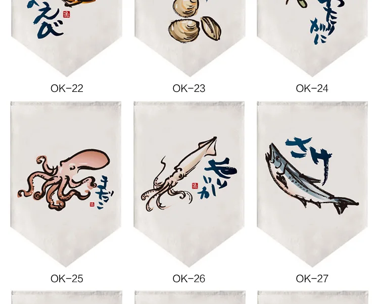 Japanische Dekoration Traditionellen Japan Vorhang Tür Kurzen Vorhang Noren Shop Japanischen Stil Vorhang für Kleine Fenster Sushi Tür – Detail 9