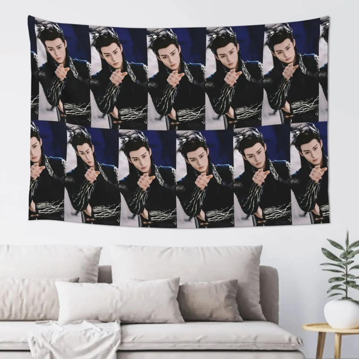 Dylan Wang Dong Fang Da Qiang Cang Lan Jue Tapestry Hippie Wall Hanging Aesthetic Home Decoration Tapestries for Dorm Room
