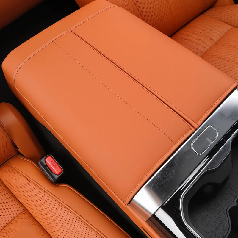 

For Chery Jetour G700 2025 2026 Handrail box protective cover leather material lossless installation car accessories