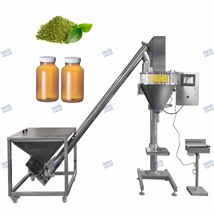 Gold Seller Automatic Auger Filler 5-50g Coffee Milk Cocoa Green Powder Filling Bag Powder Packing Machine