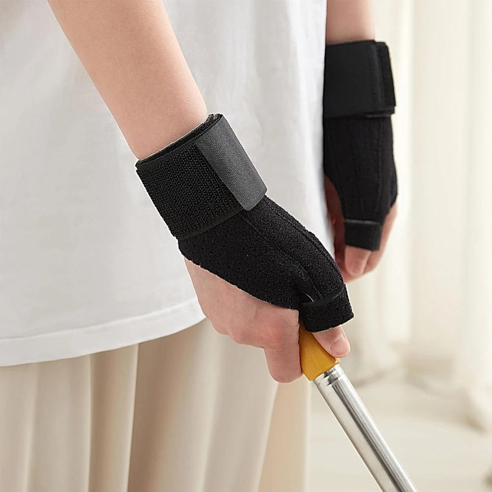 1pc Thumb Splint Brace - Reversible Thumb & Wrist Stabilizer Splint for BlackBerry Thumb, Trigger Finger, Arthritis, Tendonitis