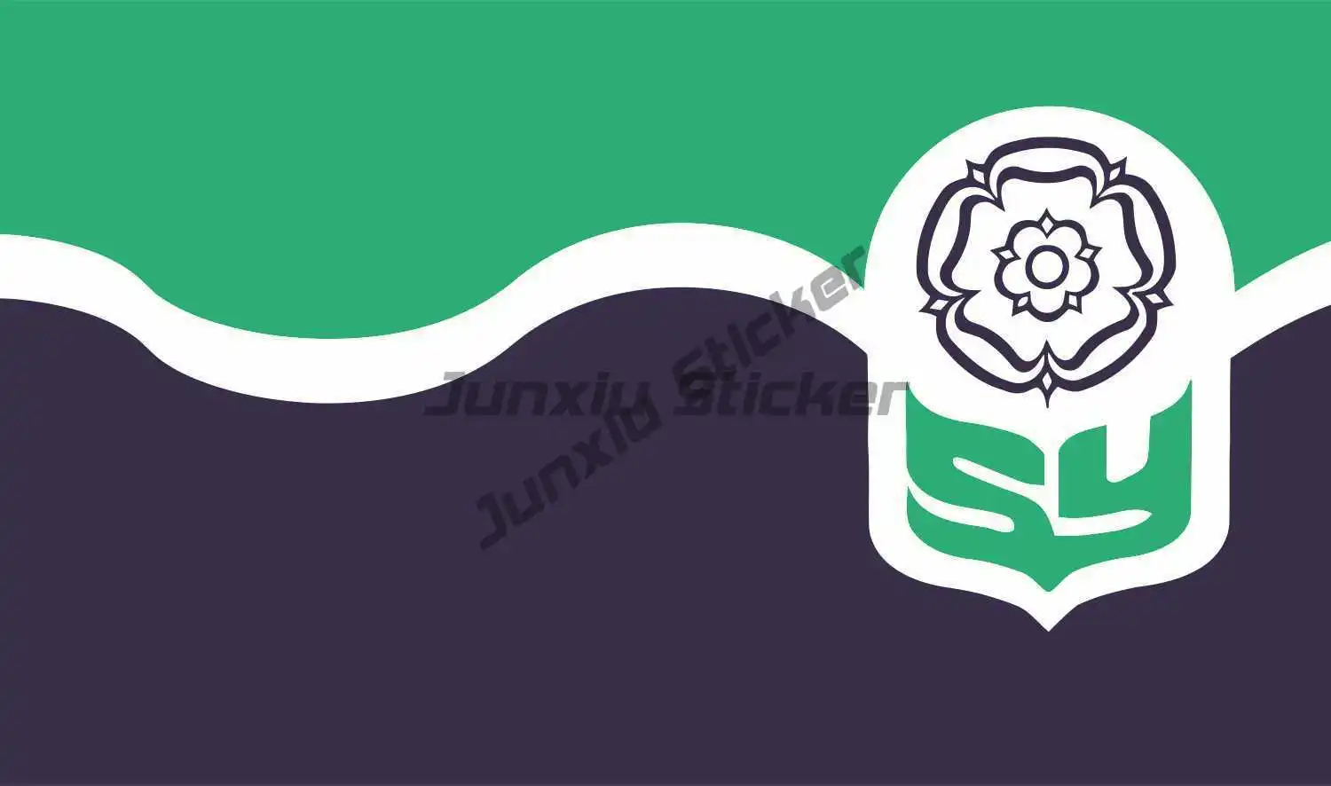 

SOUTH YORKSHIRE EMBLEM FLAG VINYL STICKERS CAR VAN TRUCK TAXI LORRY