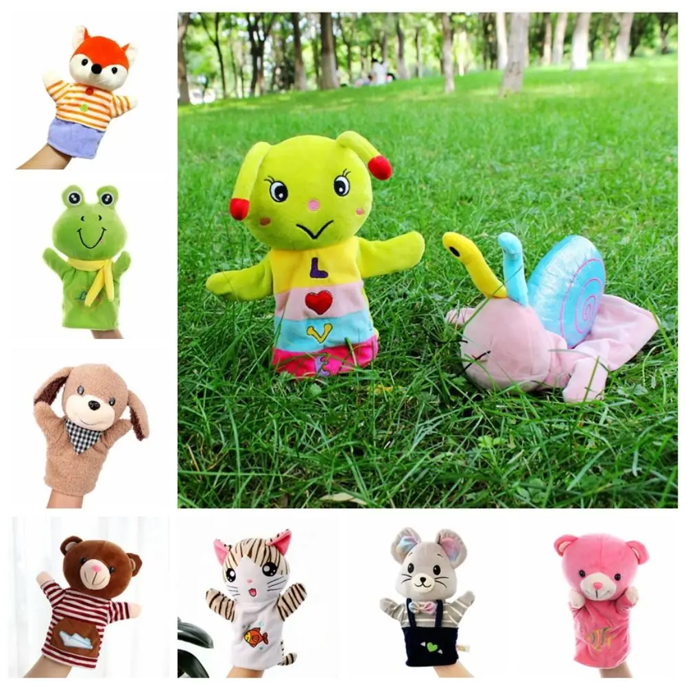 Animali di peluche Burattino da dito in peluche Bambola anime Animali marini Burattino da dito a mano Morbido animale Kawaii Peluche Bambola Regali per bambini