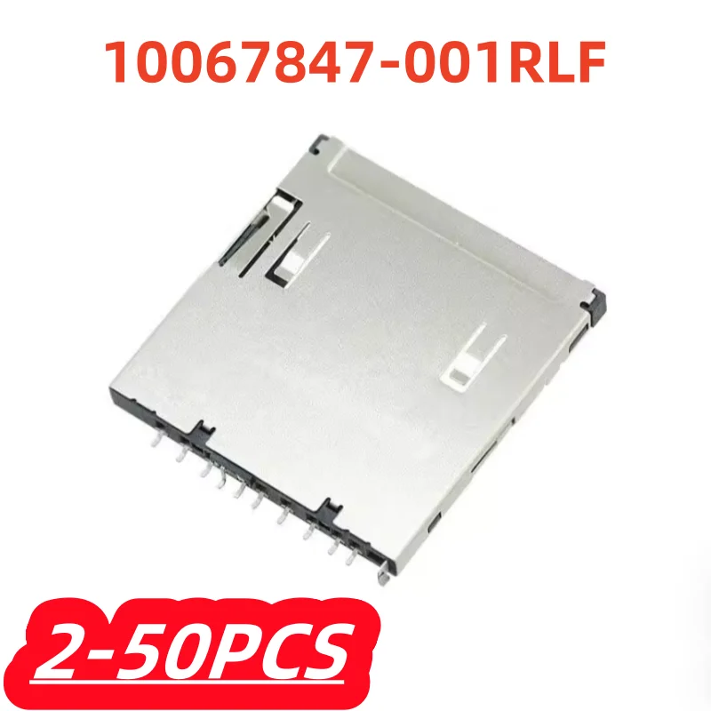 

2-50 шт./лот, 100% новый 10067847-001RLF, разъем для карты памяти, разъем SD-карты 10067847, оригинал
