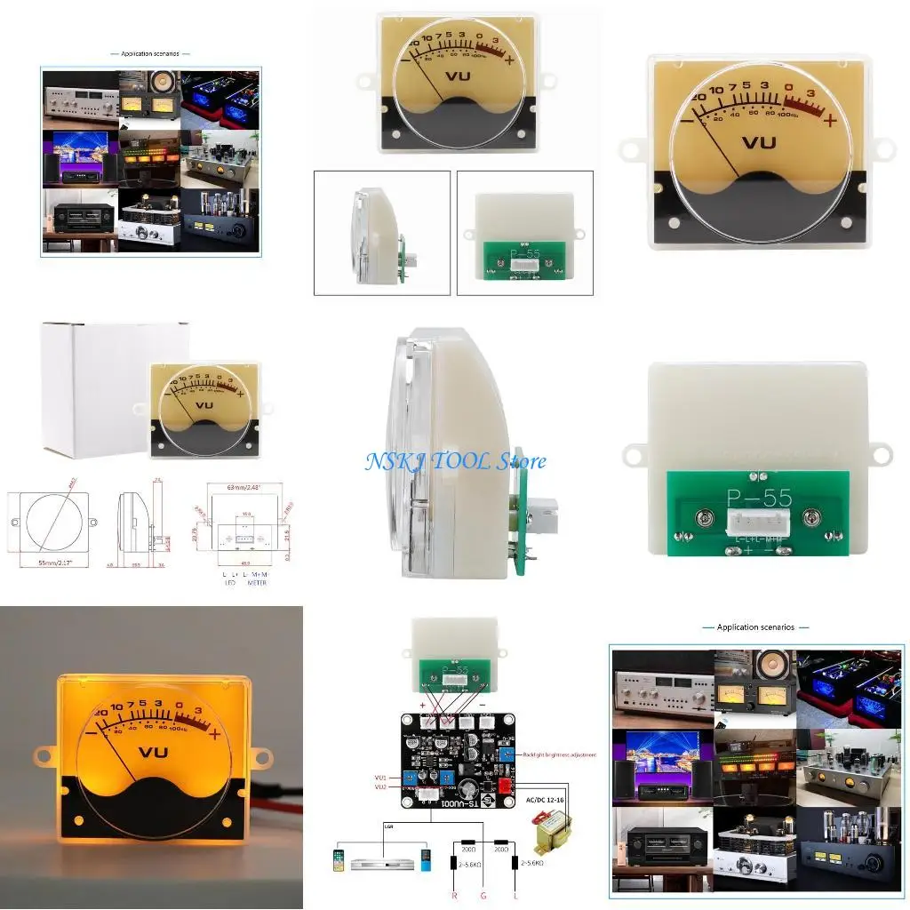 

L8RC Upgraded VU Meter Header Level Header Power Amplifier Level Meter