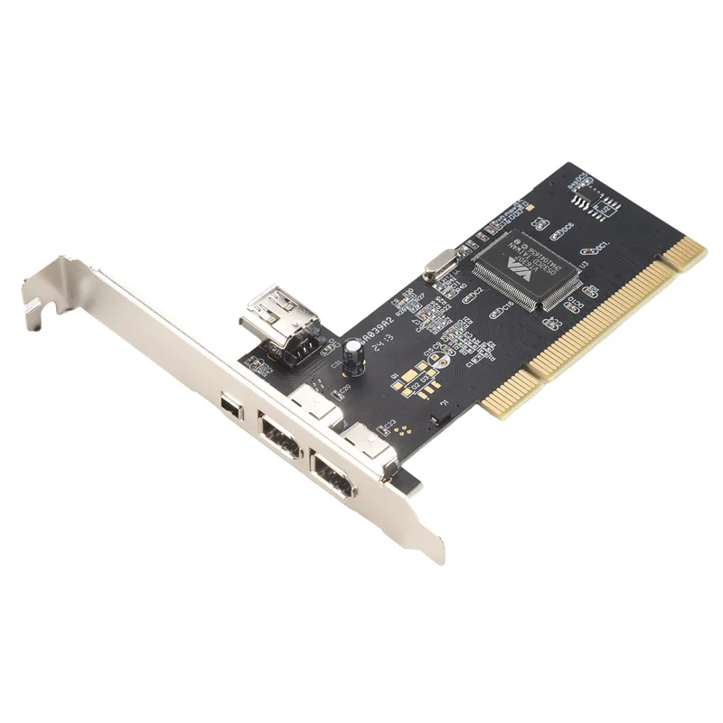 3 منافذ IEEE 1394 بطاقة Firewire PCI Firewire محول IEEE 1394 PCI بطاقة تحكم للكمبيوتر المكتبي #1