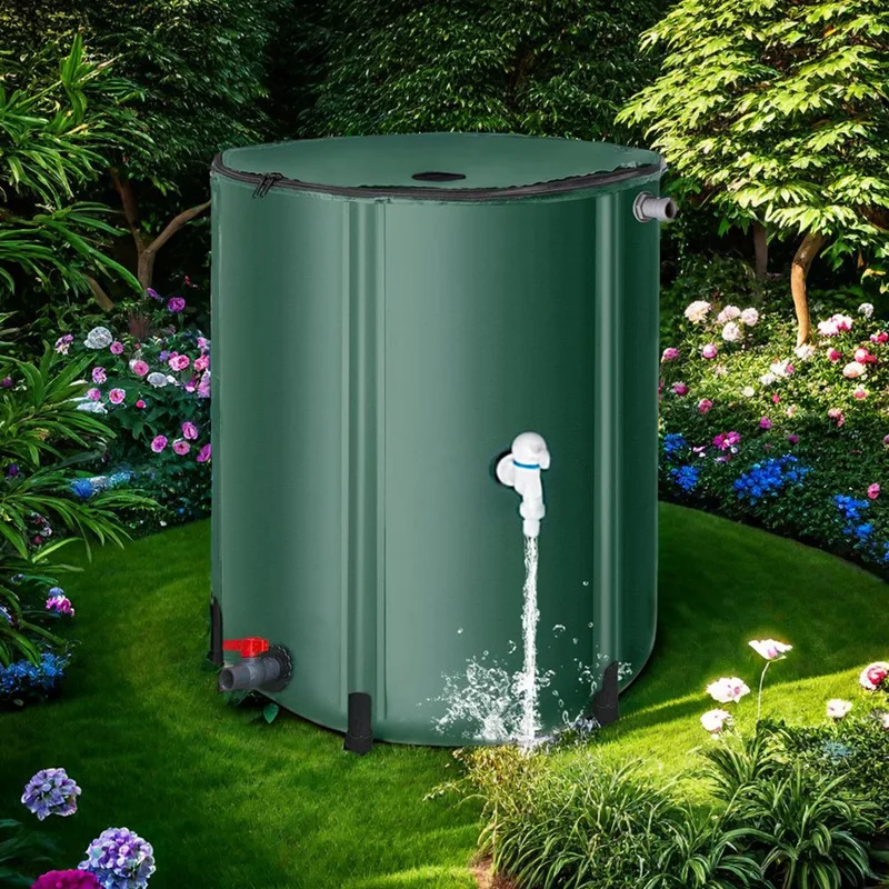 Rainwater Recycling Water Storage Tank Garden Irrigation Bucket Collection Container Garden Water Storage Barrel