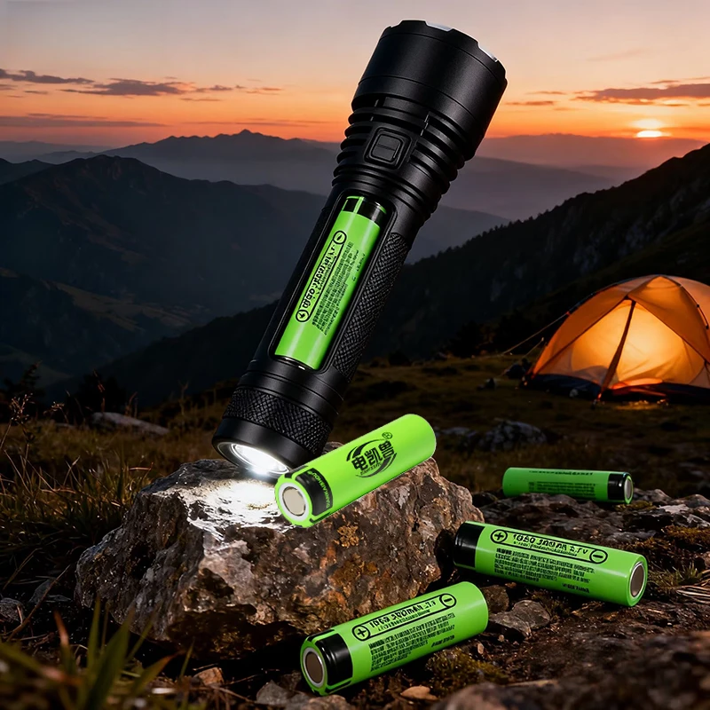 جديد الأصلي 18650 بطاريّة ليثيوم قابلة لإعادة الشحن 3.7 فولت 3400 مللي أمبير 18650 1000 دورة 4.2 فولت 10A لبطاريات تخزين الطاقة مصباح يدوي #3