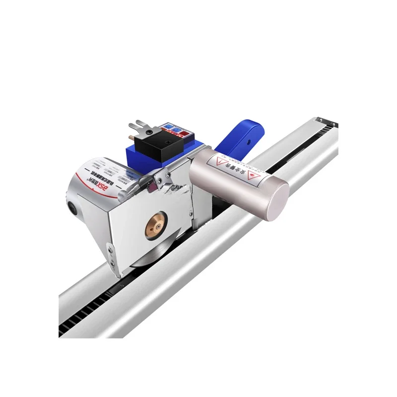 Electric Round Knife Edge Cutter Automated Table Cloth Automatic Fabric End Cutting Machine