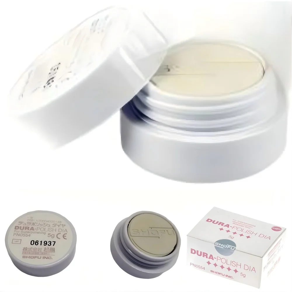 

5g SHOFU DURA POLISH DIA Diamond Polishing Paste For Dental Lab Denture Fine Polishing Superlishing Polissage Final