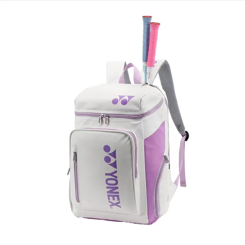 YONEX Mochila deportiva de gran capacidad, bolso de bádminton, doble hombro