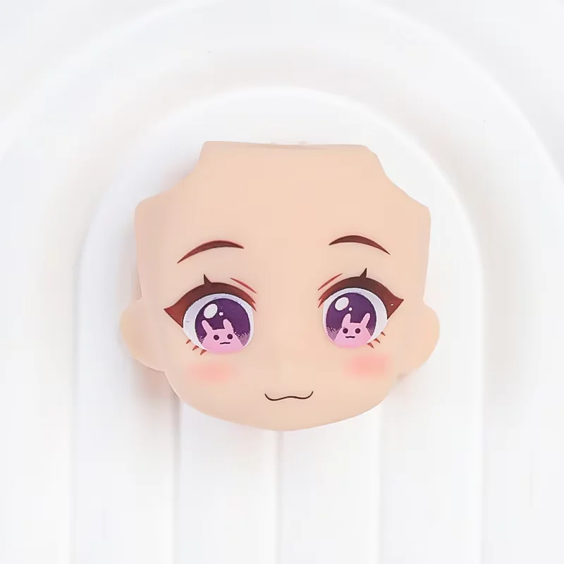 OB11 Doll Face 1/12 BJD Doll Face With 3D Anime Decal Eyes Cute Change Faces For GSC Head DIY Akcesoria Dla Dziewczynki Prezent Zabawka Dla Dzieci