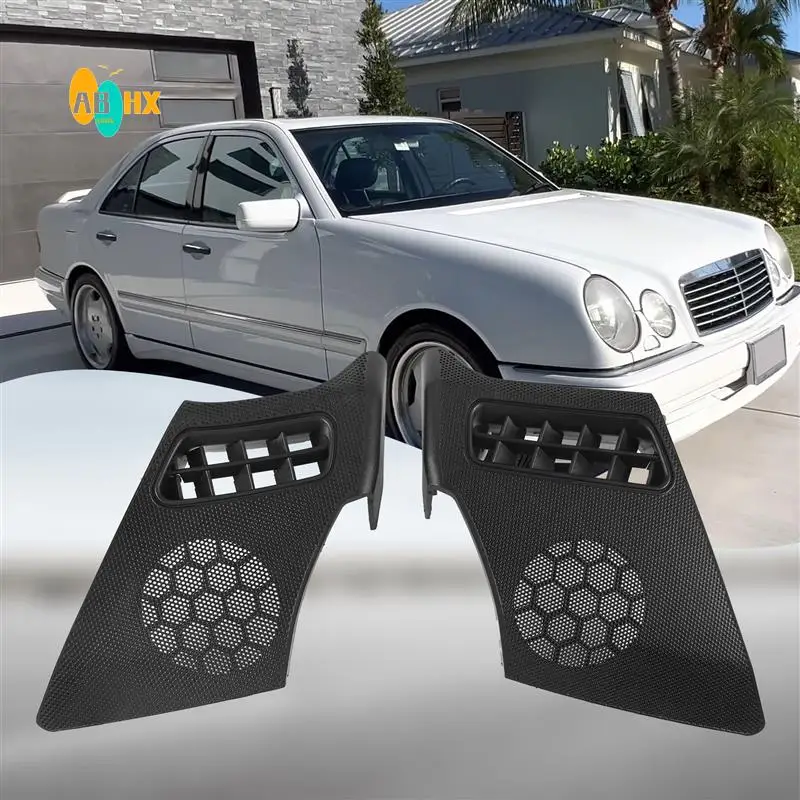

ABHX-Car Dash Board R+L Side Air Vent Speaker Grill Cover For Mercedes Benz W210 E-CLASS E320 E430 E55 1996-2002