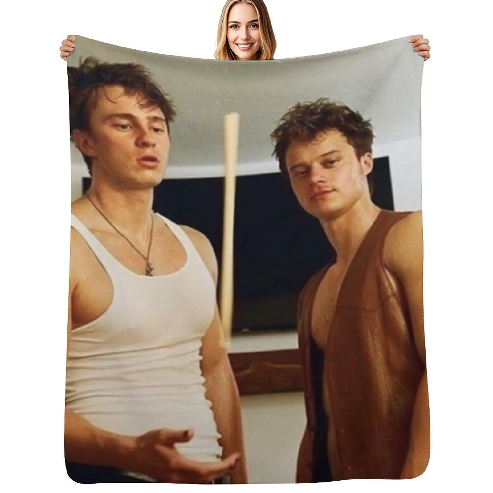 

drew and rudy Throw Blanket Multi Use Warm Blanket for Living Room Bedroom
