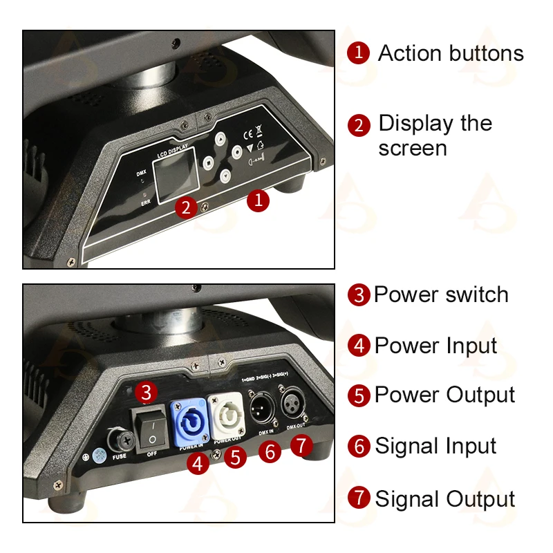 منتج جديد مخصص 5x60 واط Rgbw Led بكسل شعاع تتحرك رئيس ضوء لحفل الزفاف Luces Dj