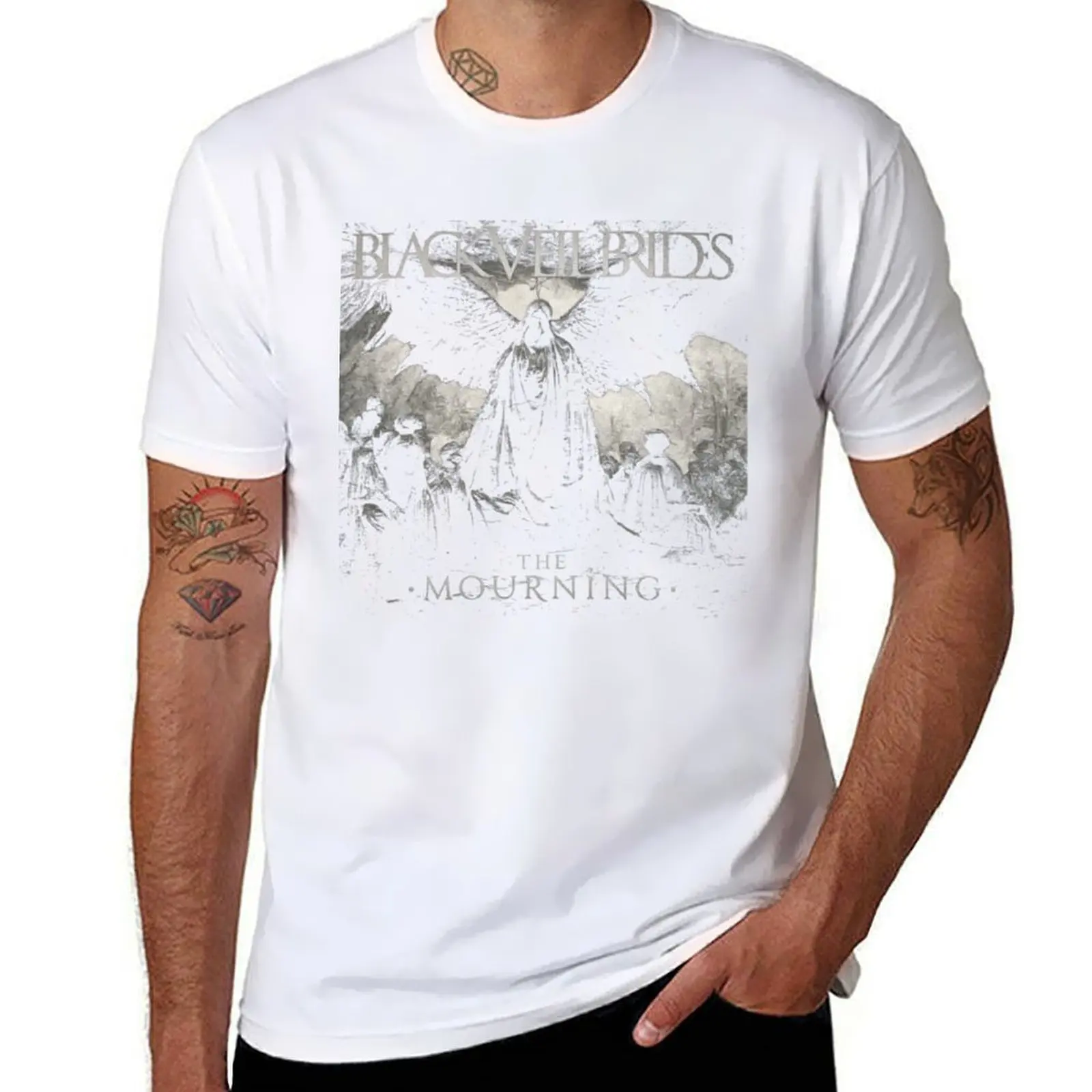 

BLACK VEIL BRIDES BAND T-Shirt man t shirt graphic anime t shirts for man T-Shirt