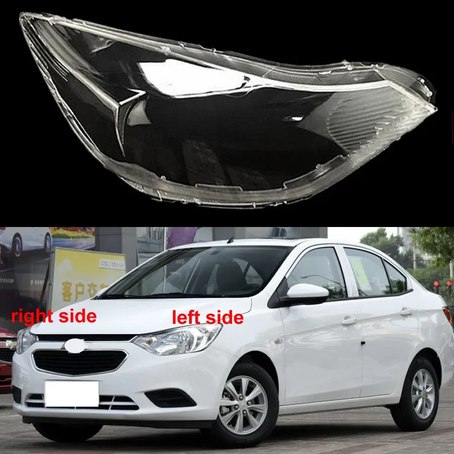 For Chevrolet Sail 3 2015-2018 Headlamp Cover Transparent Lamp Headlight Shell Lens Plexiglass Replace Original Lampshade