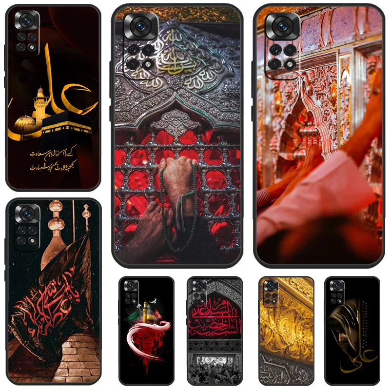 Mecca Imam Ali Islamic Shia Holy Phone Case For Redmi Note 13 Pro 12 11 10 9 8 Pro 9S 10S 11S 12S 10A 9C 10C 12C 13C Cover