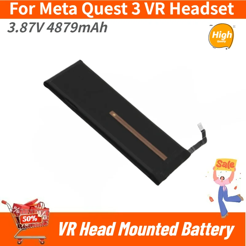 High Capacity Battery 3.87V 4879mAh for Meta Quest 3 VR Headset Brand New Replacement Battery