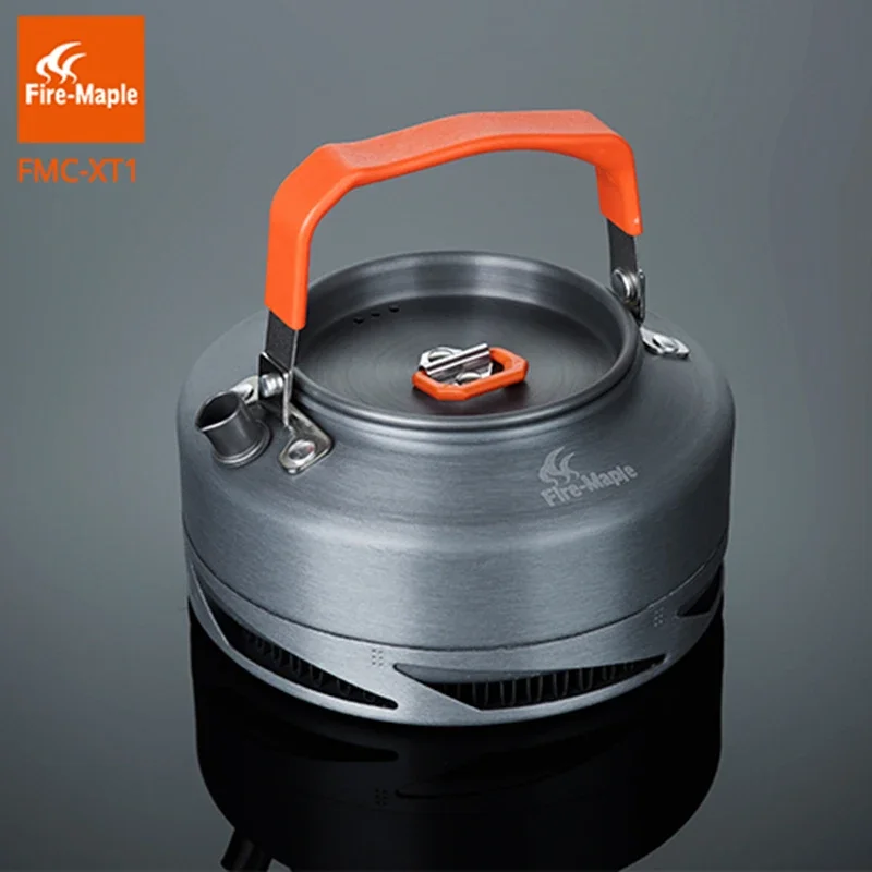 Fire Maple Camping Cookware Coffee Kettle 0.8L Aluminium Ultralight Outdoor Travel Tableware Heat Exchanger Pot Boil Water Make