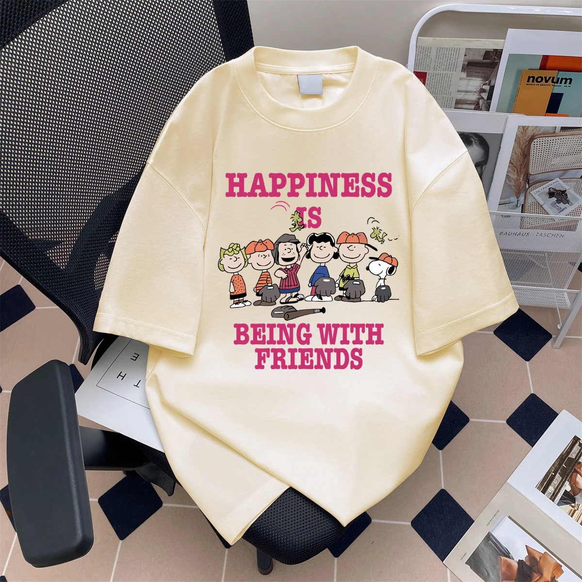 

Summer Heavyweight Pure Cotton T-irt ort Sve Men's Women's Faionable Top Clip Tag Button round Ne Loose Fit irt