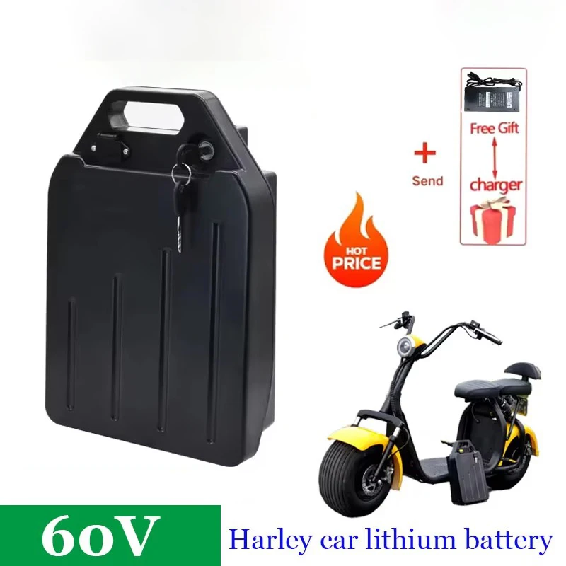 Electric Motorcycle Bicycle Lithium Battery Waterproof 18650 Battery 60V 20/30/40/50ah for Two Wheel Foldable