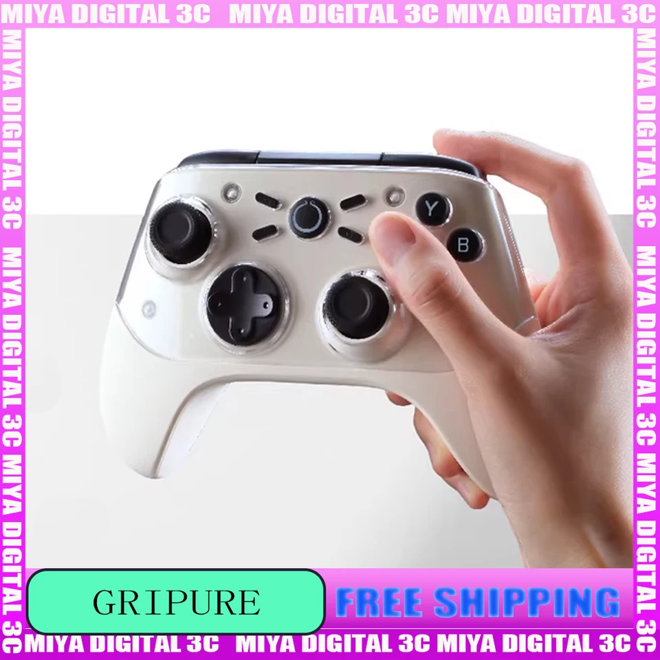 Gripure HaptiX-1 Game Controller 8K Capacitive Joystick Asymmetric