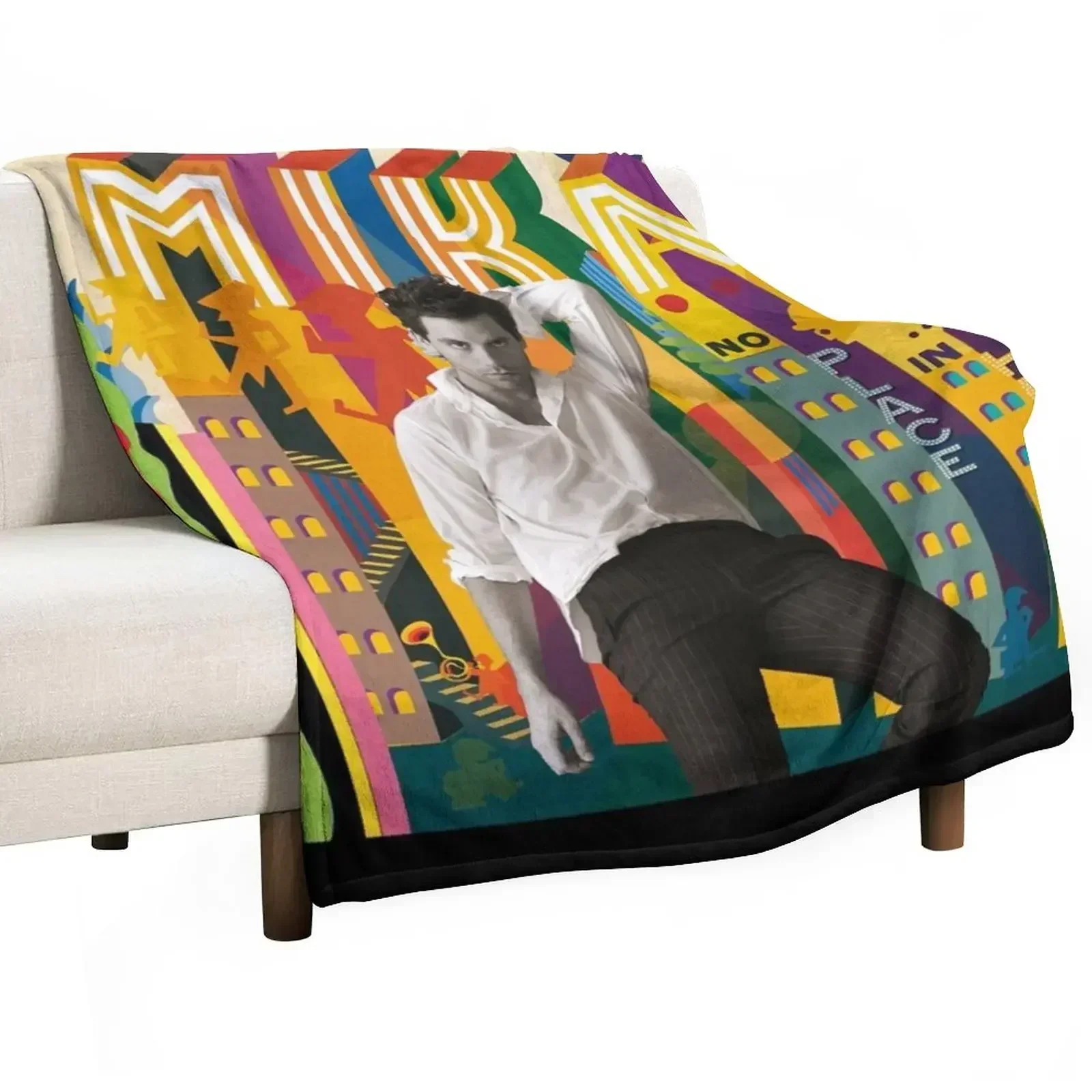 

Mika no place in heaven Throw Blanket Warm Accent Blanket for Living Room Decoration