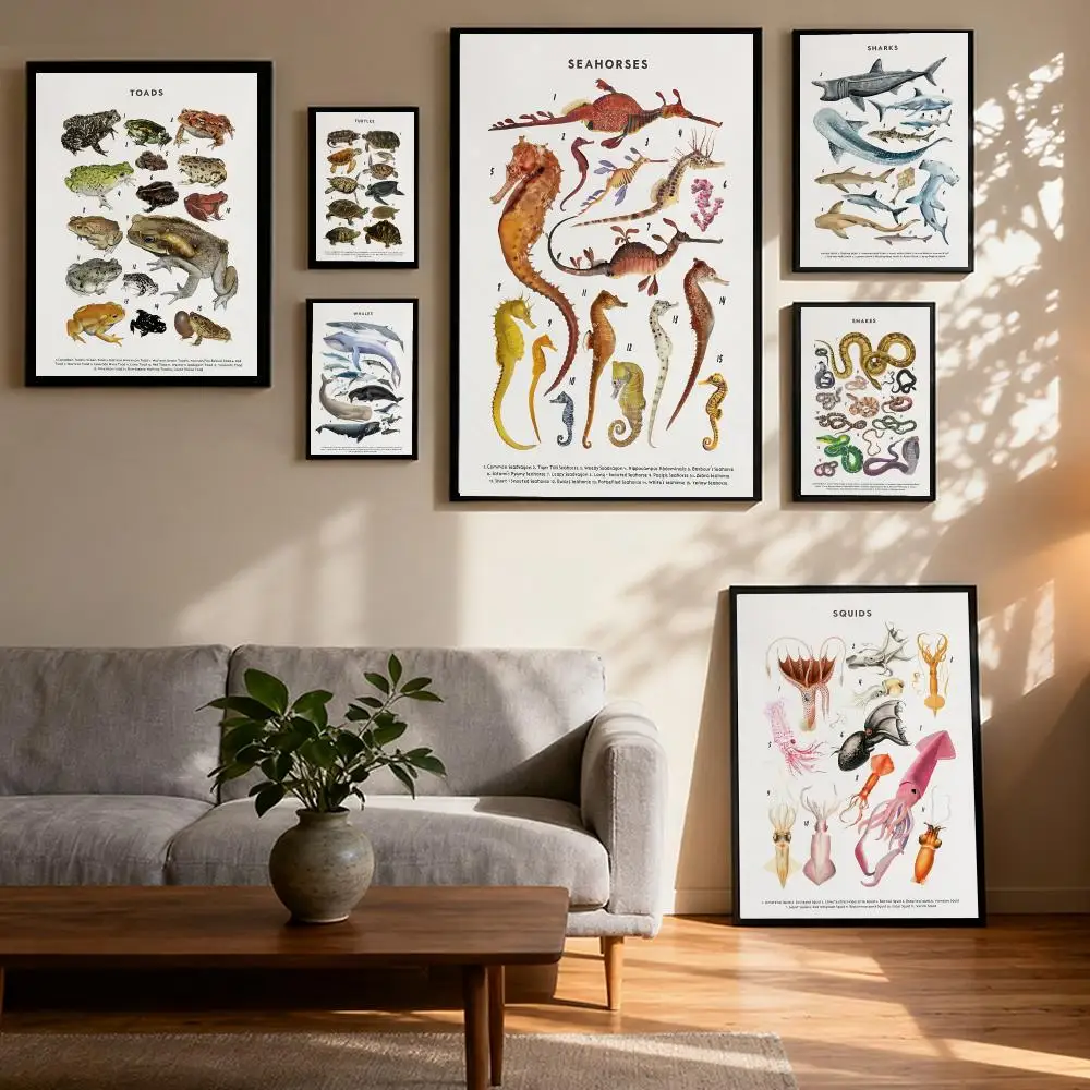 

Animals Insects Marine Organisms Poster Prints Oil Painting Mural Painting Living Room Home Decoration Party Evening Party Cover