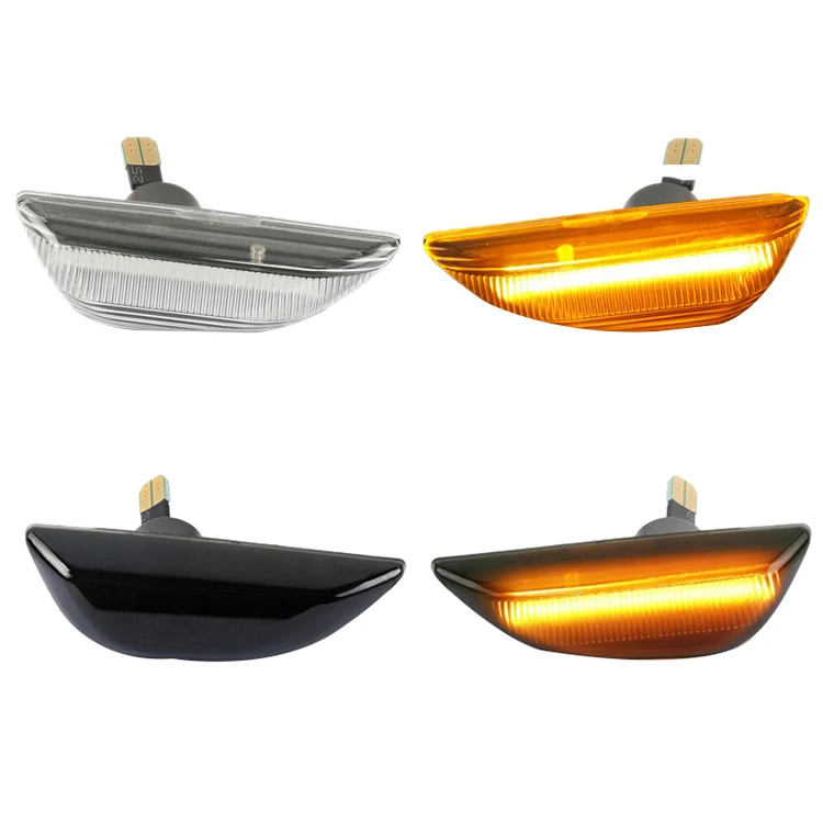 2 szt. Samochodowe LED Kierunkowskazy Boczne do Opel Mokka X i Chevrolet Trax 13-19 Transparentne