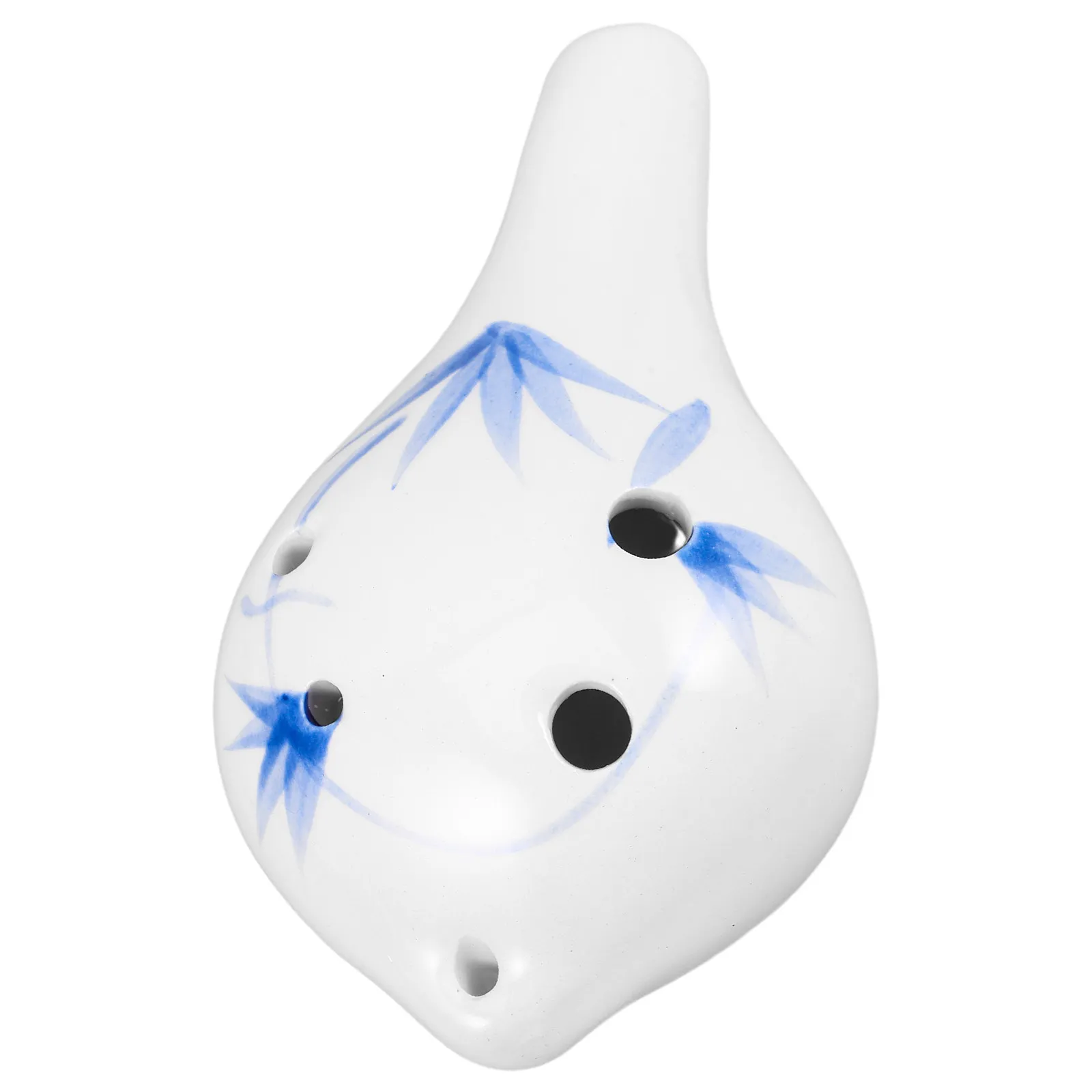 Ocarina Pequeña de Cerámica, Seis Orificios, Afinada en Do Alto, Instrumento Musical de Viento Portátil para Niños, Adultos y Estudiantes, Ideal para Viajes