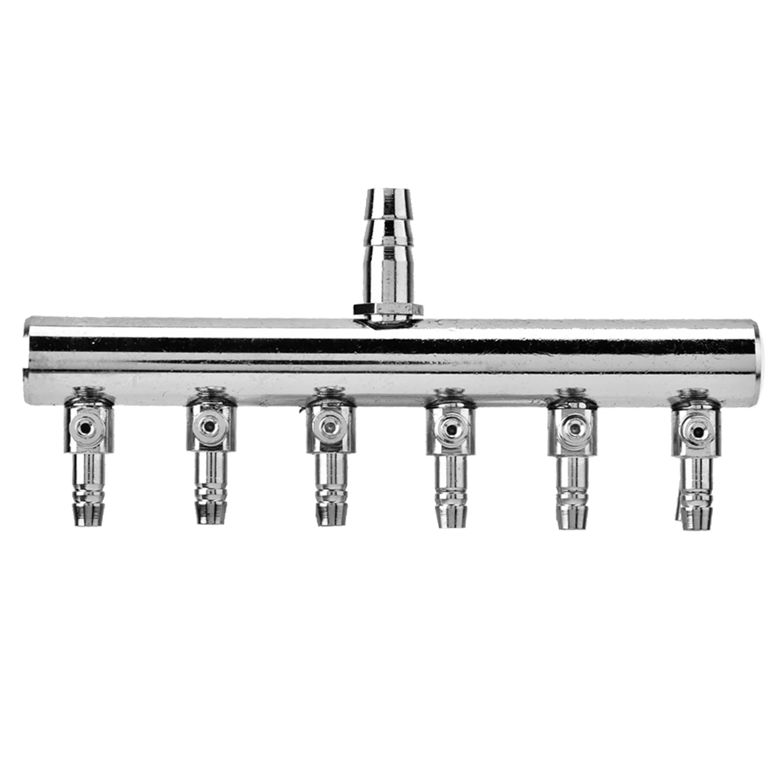Aquarium Luchtstroomventiel Roestvrij Staal Aquarium Aquarium Luchtstroom 8mm Draai naar 4mm Splitter Regelklep