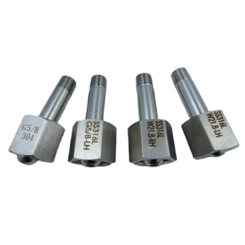 G5/8 W21.8 Gas Cylinder Adapter Compatible CGA350 CGA580 CGA660 Nitrogen Hydrogen Tank Fitting