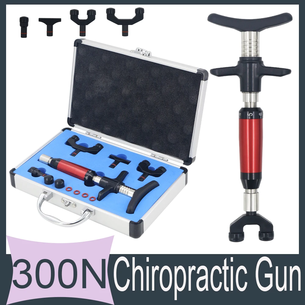 

New 300N Chiropractic Adjusting Tools Spinal Therapy 6 Level Adjustable Spine Cervical Correction Body Masssge Manual Gun