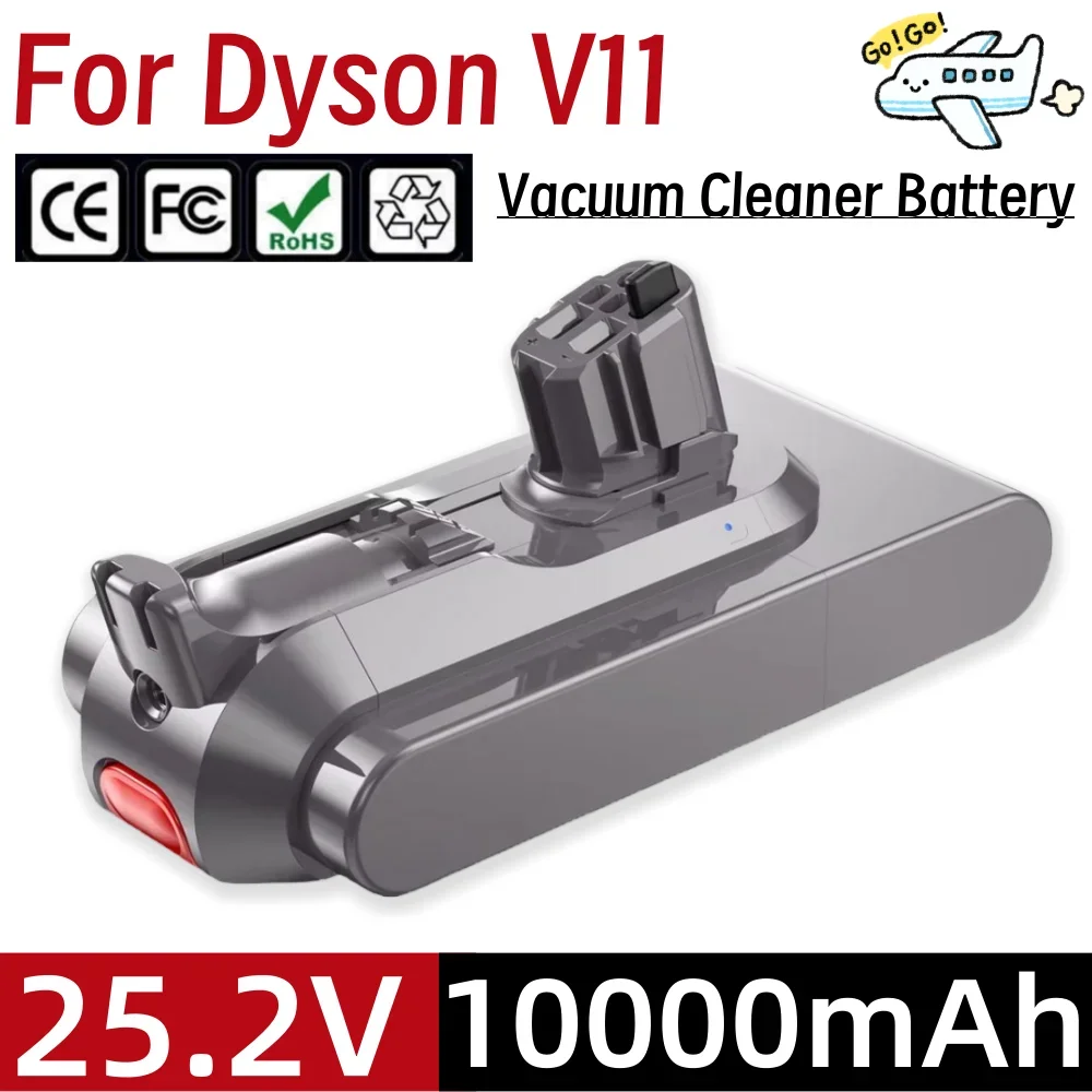 Brand New Battery 25.2V 10000mAh Battery for Dyson Vacuum Cleaner Lithium Ion Battery Model V11  Absolute SV14 970145-02