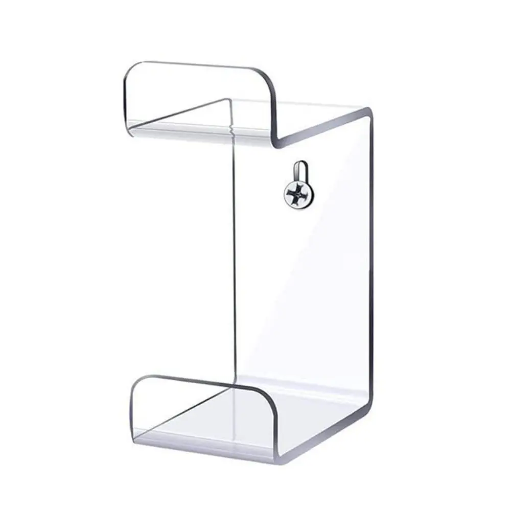 Display Bracket Game Handle Bracket Secure Compatible Wall Mounted Game Controller Holder Black/White/Clear Space Saving