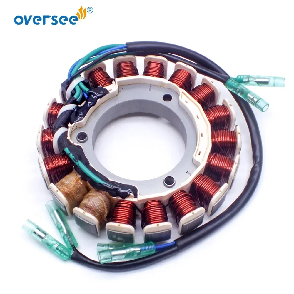 6AH-85510-00 Outboard Stator Assembly For Yamaha Motor F20-05000200 TJ6114 F20 Outboard Motor 6AH-85510