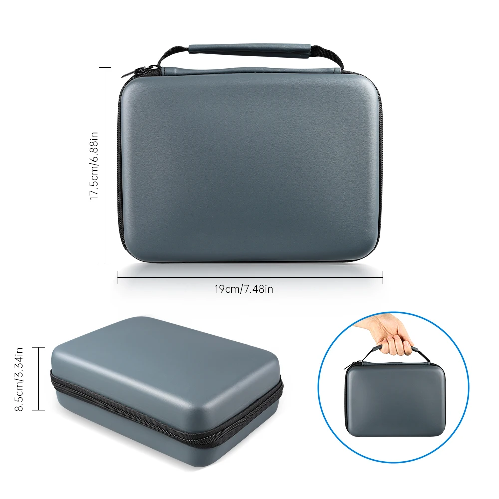 حقيبة حمل محمولة للسفر لسلسلة PS5/PS4/PS3/Xbox وحدة تحكم مزدوجة مقاومة للصدمات حقيبة يد للتخزين لملحقات PS5